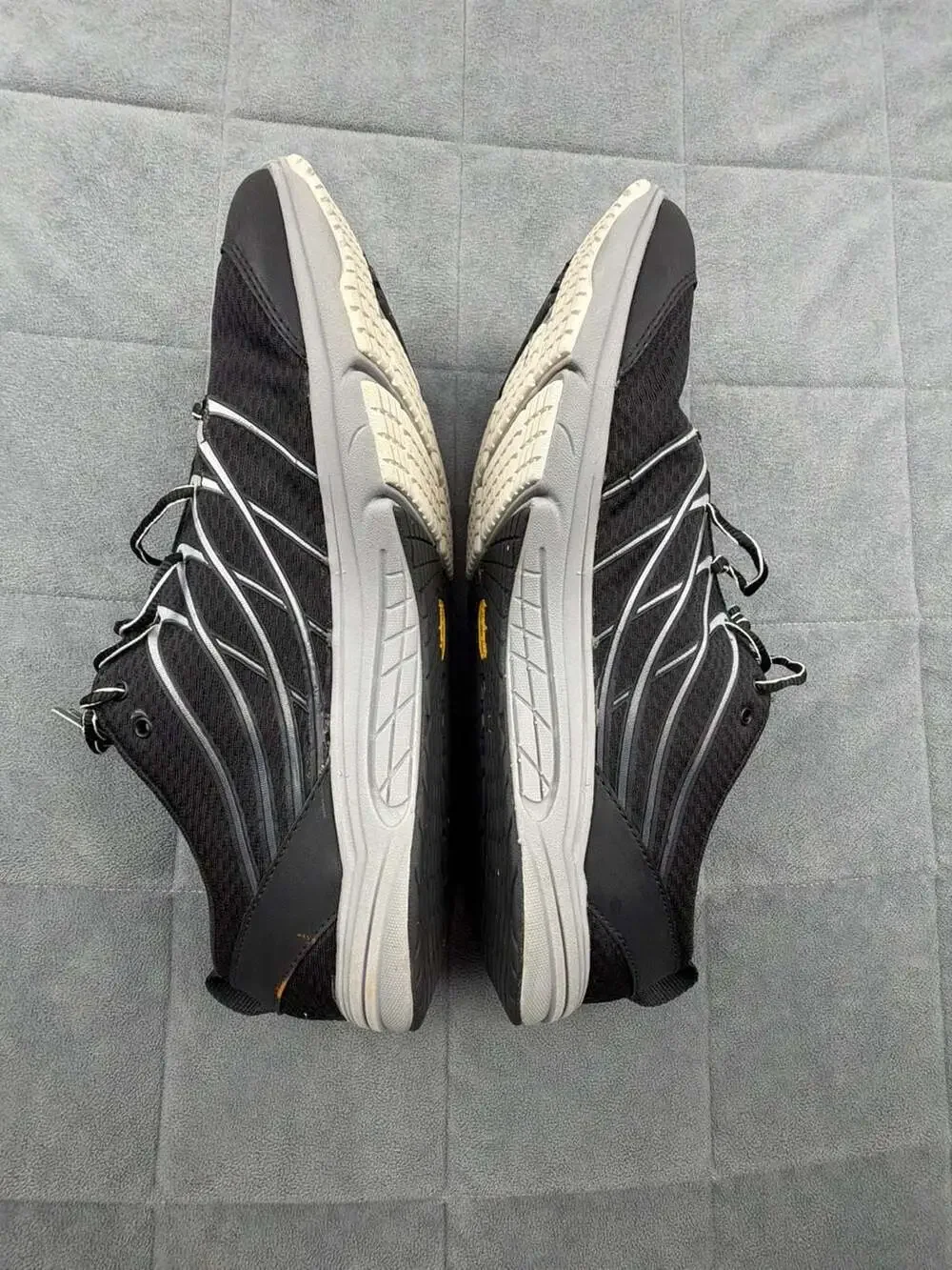 Merrell Bare Access Trail Running Shoes Black Silver Vibram Sole Mens